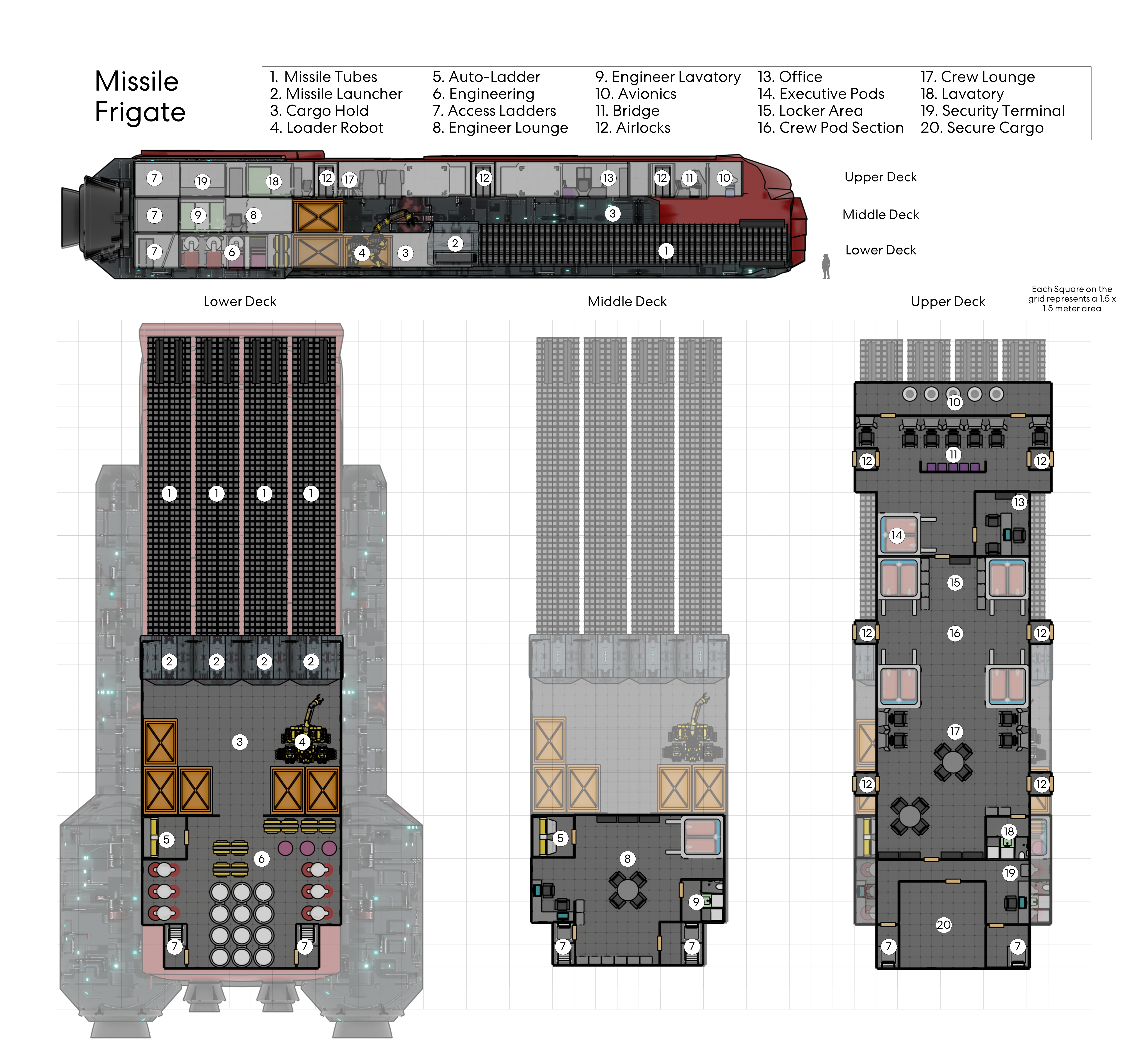400DT Missile Frigate